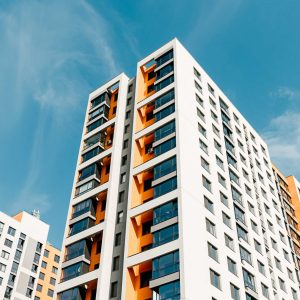 residential modern apartment building